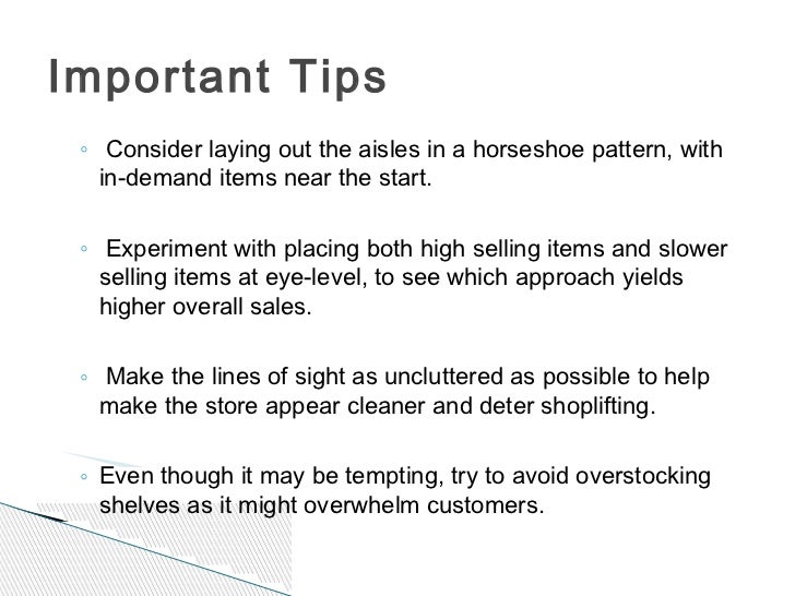 The importance of product placement in the retail