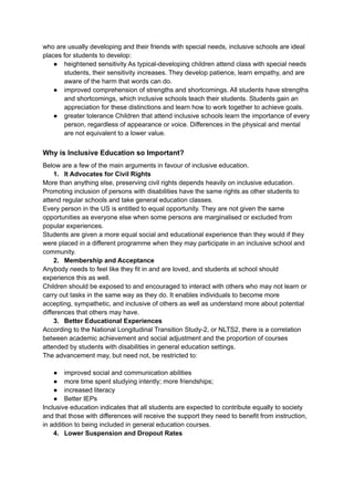 The Importance of Promoting Inclusion Of Persons With Disabilities for ...