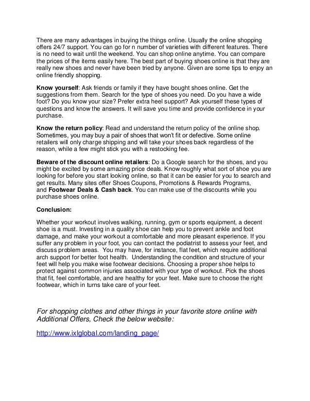 The importance of proper footwear