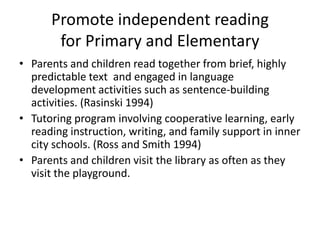 The importance of reading | PPTX