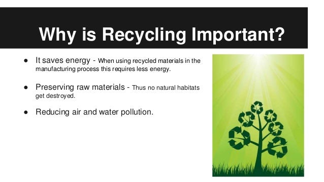 importance of water recycling essay