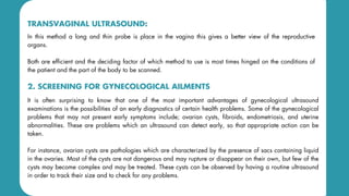 The Importance of Regular Gynaecological Ultrasound Screening for Women ...