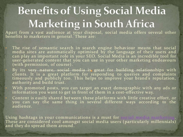  The Importance of Social Media Marketing in South Africa