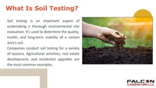 The Importance of Soil Testing | PDF