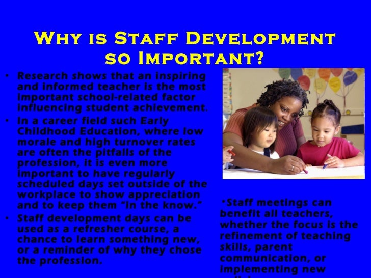 The importance of staff development days