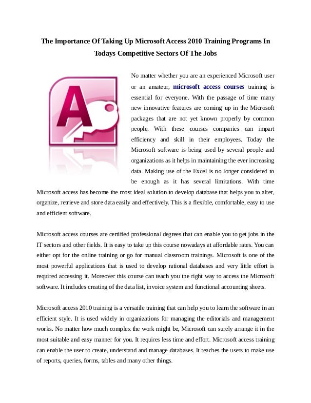 Инструкция microsoft access