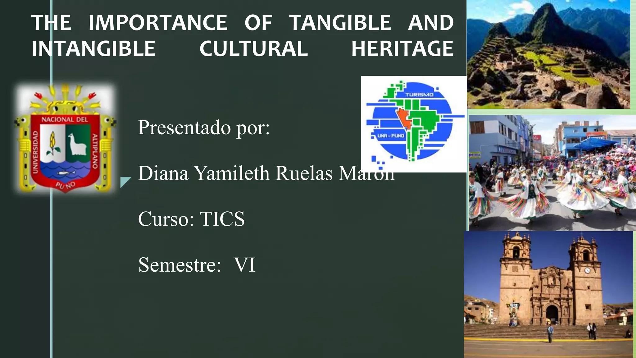 The importance of tangible and intangible cultural heritage | PPTX ...