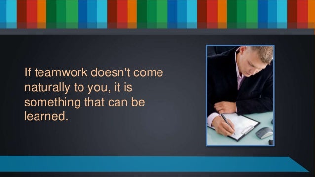 importance of teamwork in the workplace pdf