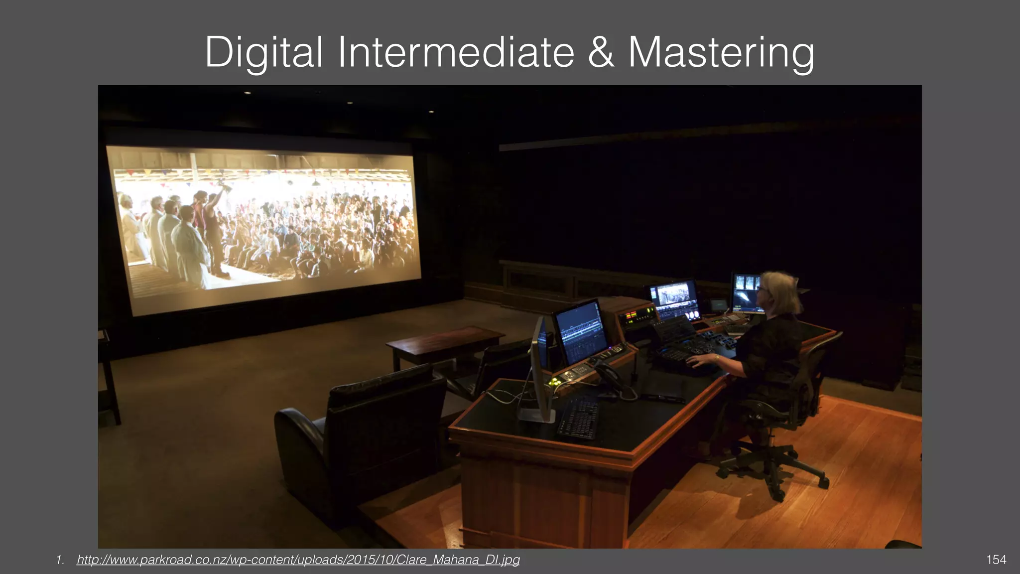 Digital Intermediate & Mastering
1. http://www.parkroad.co.nz/wp-content/uploads/2015/10/Clare_Mahana_DI.jpg 154
 