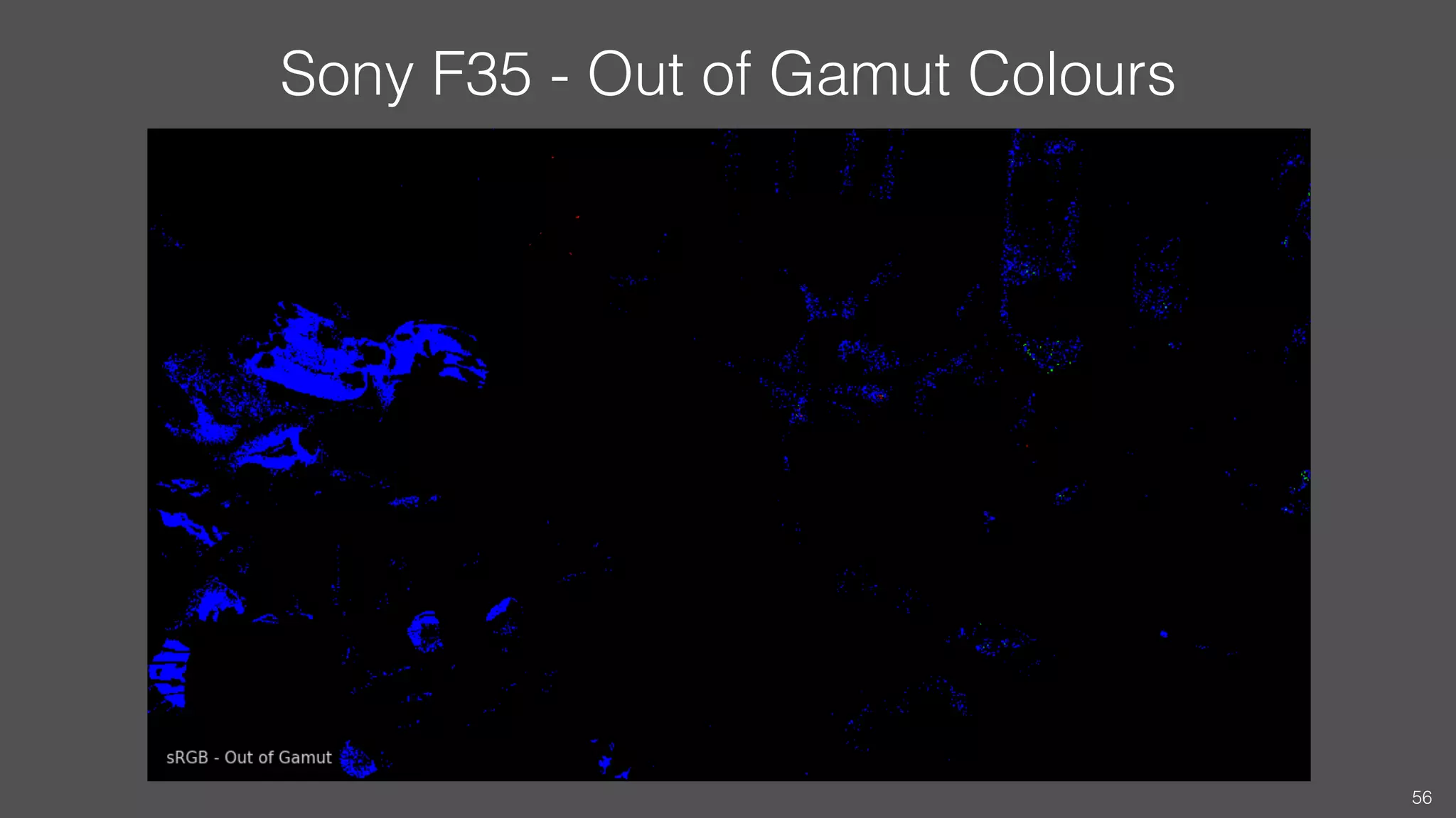 Sony F35 - Out of Gamut Colours
56
 