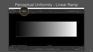 Perceptual Uniformity - Linear Ramp
87
 