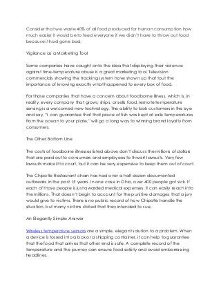 Consider that we waste 40% of all food produced for human consumption how
much easier it would be to feed everyone if we d...