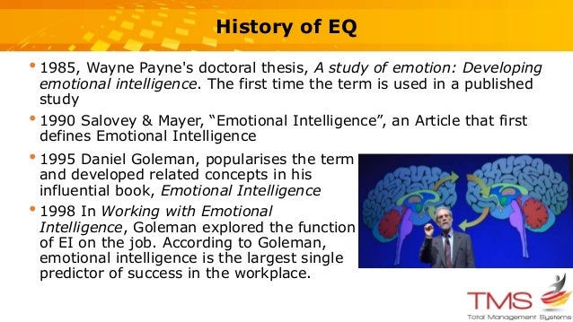 Emotional intelligence phd thesis
