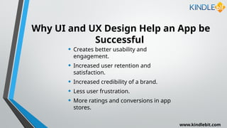 The Important Role of UI and UX Design in Successful Mobile Apps | PPTX
