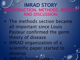 The IMRAD format | PPTX