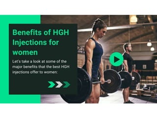 The Incredible Benefits of HGH Injections for Women | PPT