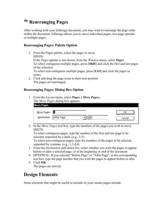 The InDesign Tutorials