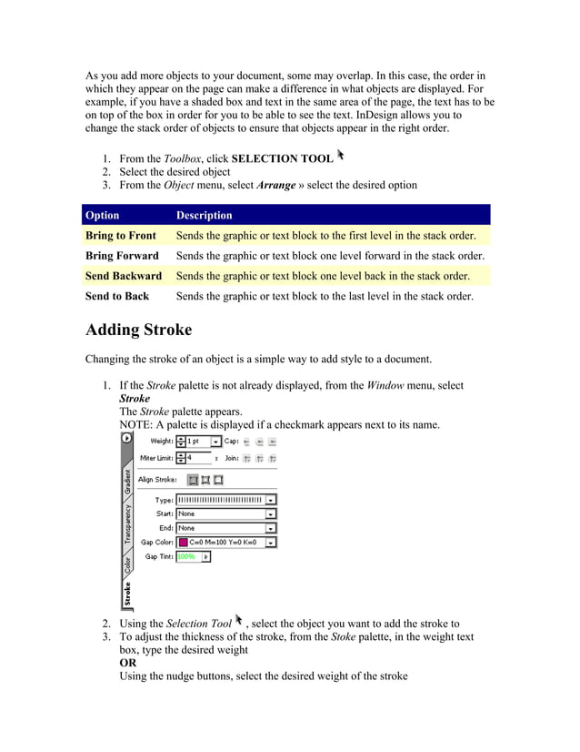 The InDesign Tutorials | PDF