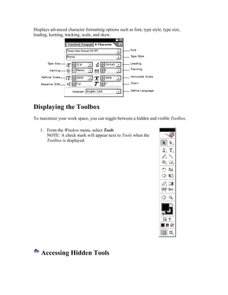The InDesign Tutorials