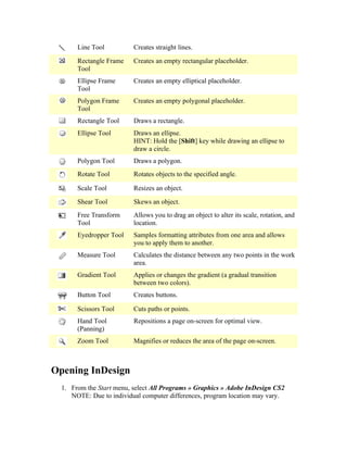 The InDesign Tutorials