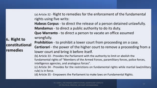 THE INDIAN CONSTITUTION _ SIGNIFICANT ASPECTS OF POLITICAL PROCESS.pptx