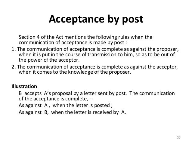 The indian contract act 1872