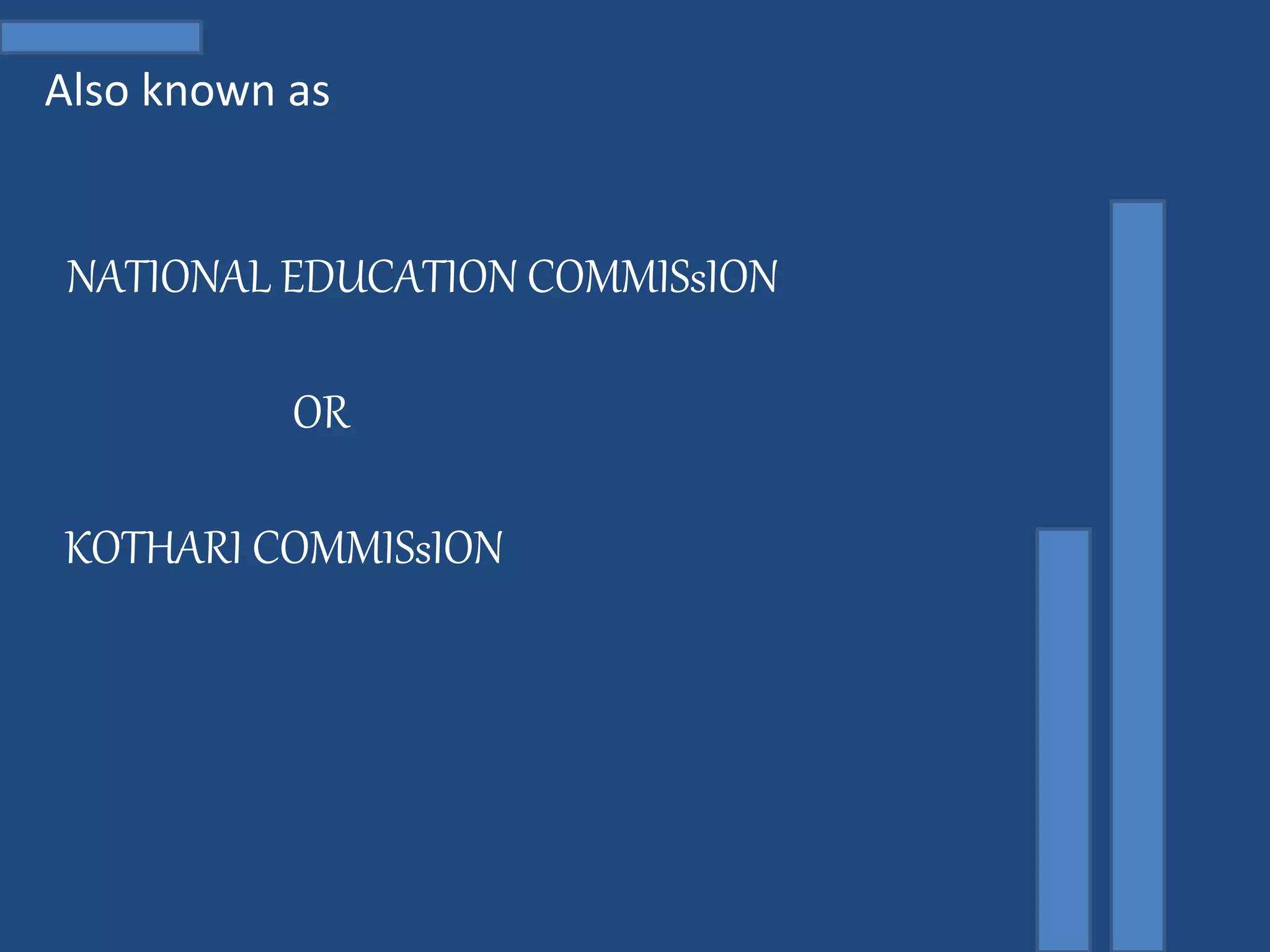 The Indian Education Commission | PPTX