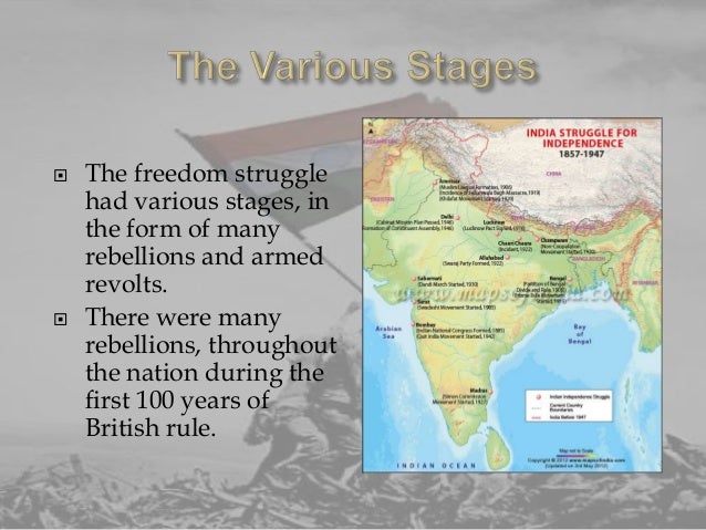 Essays on freedom struggle india