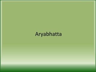 Aryabhatta 