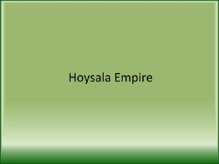 Hoysala Empire 