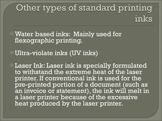 The Indian Inks Industry | PPT