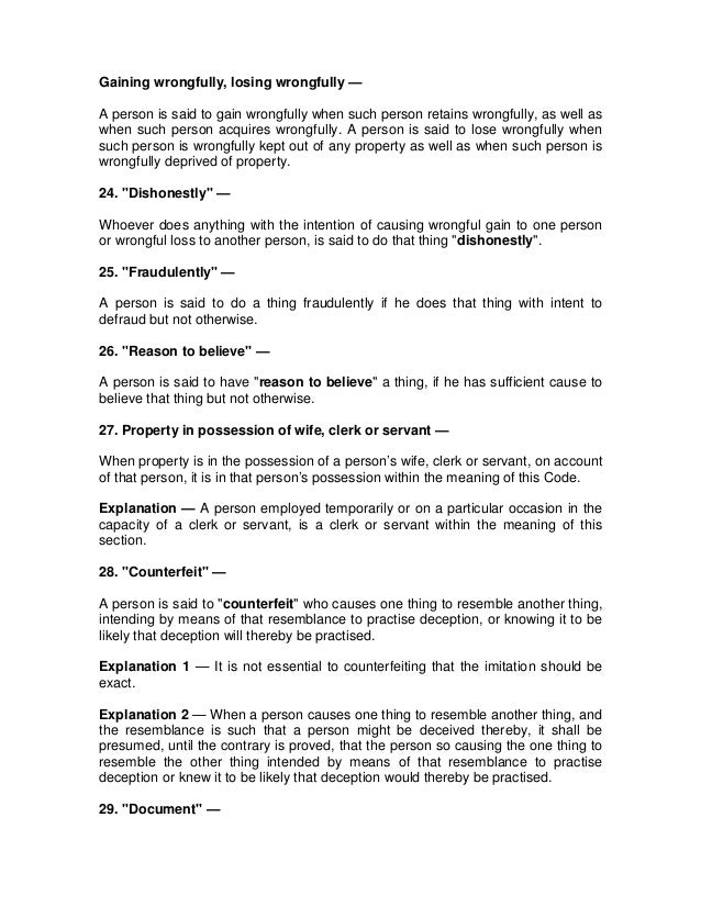 The Indian Penal Code