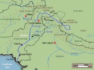 Indus River Route Map The Indus River System
