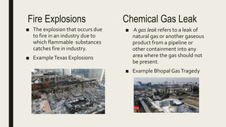 Industrial disasters | PPTX