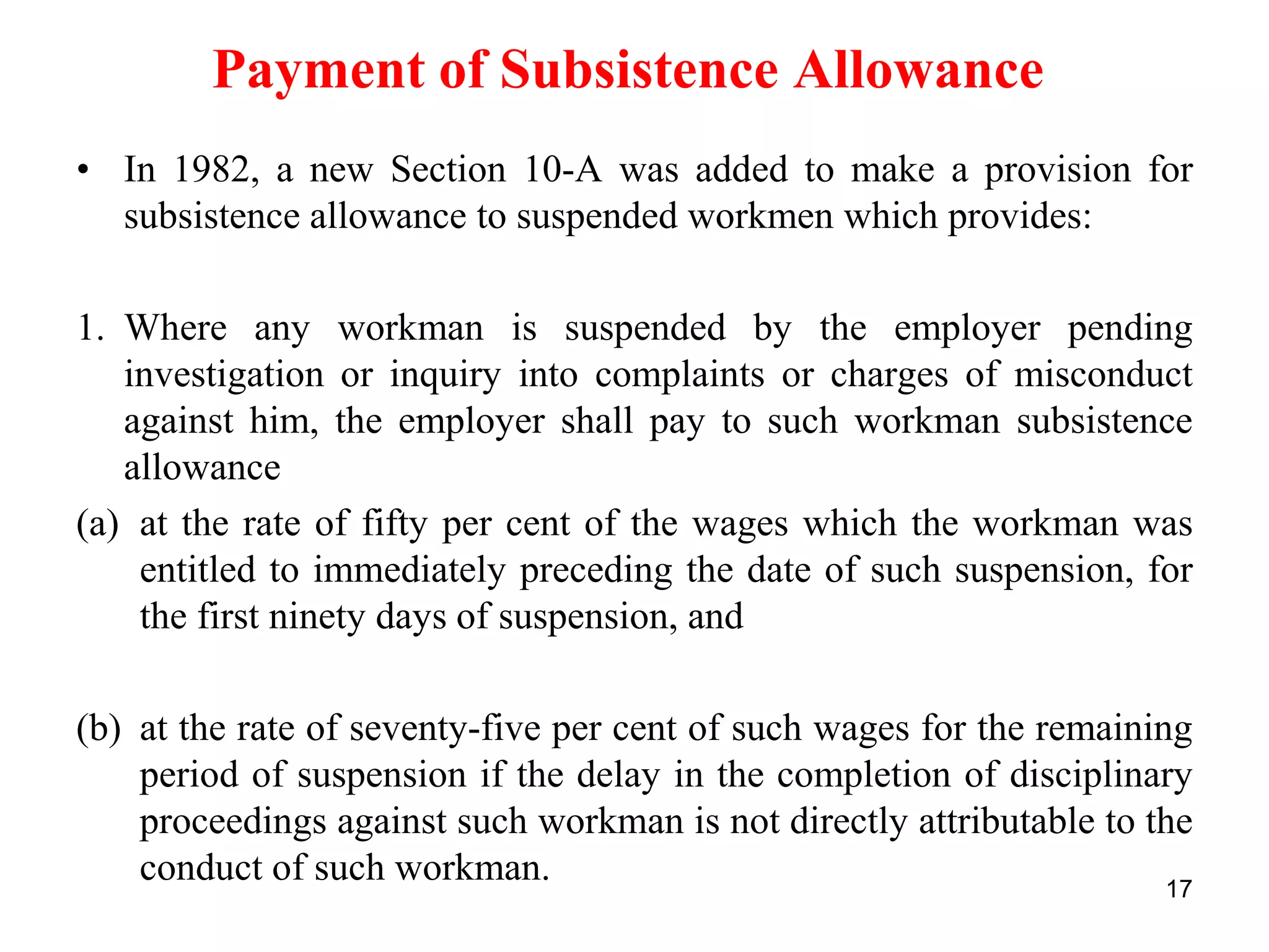 The Industrial Employment Standing Orders Act, 1946 | PPTX