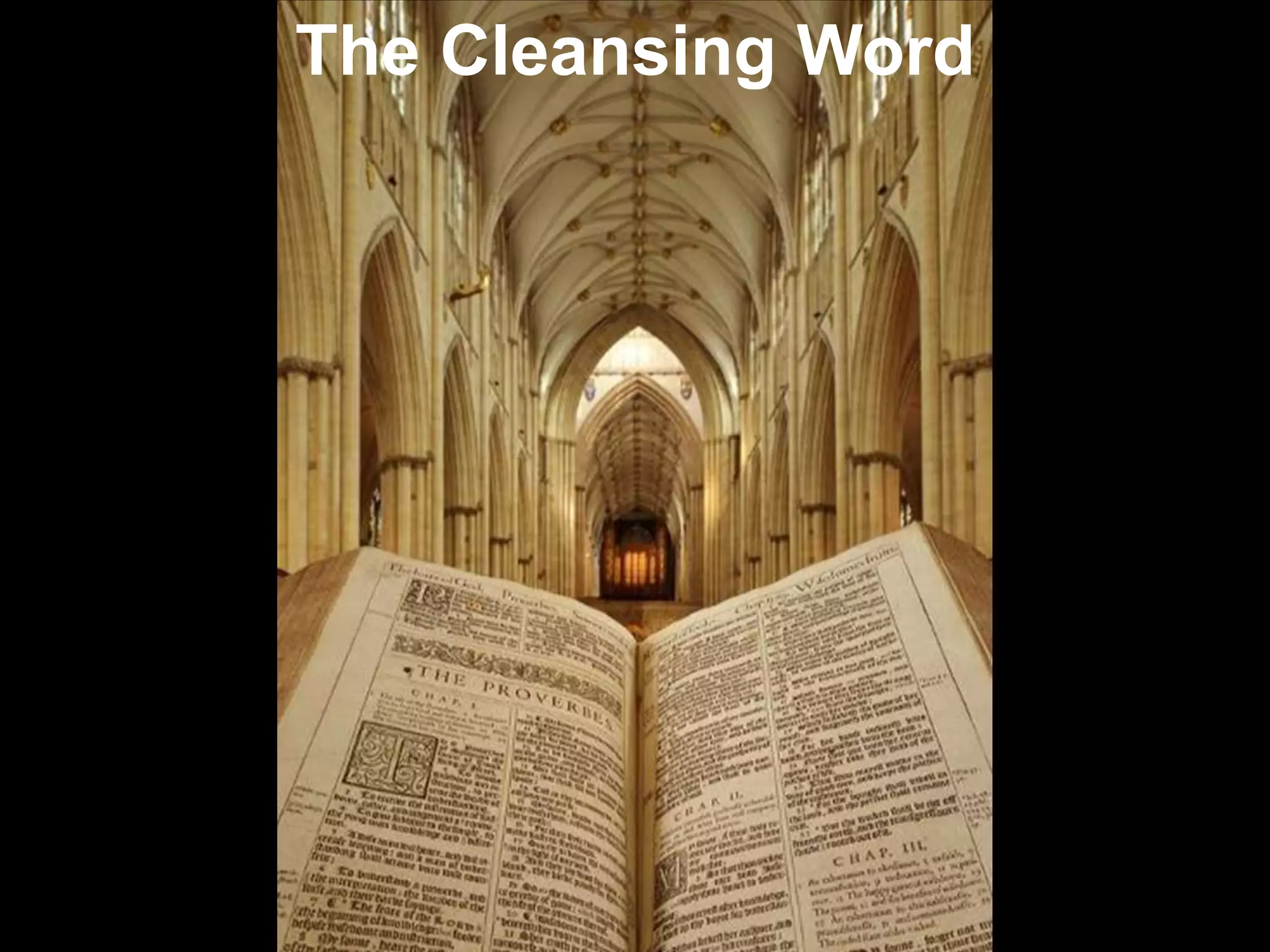 The Cleansing Word
 