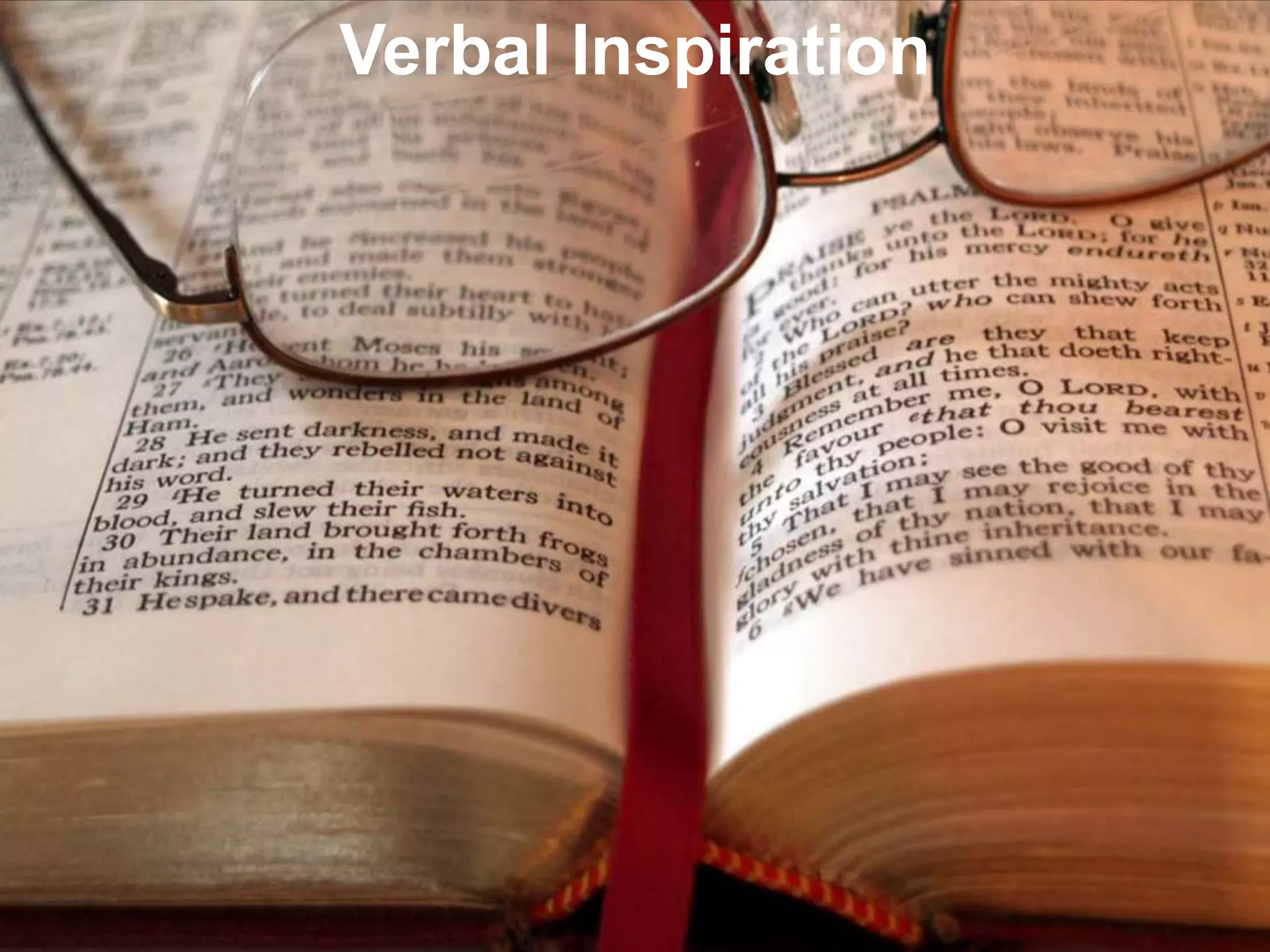 Verbal Inspiration
 