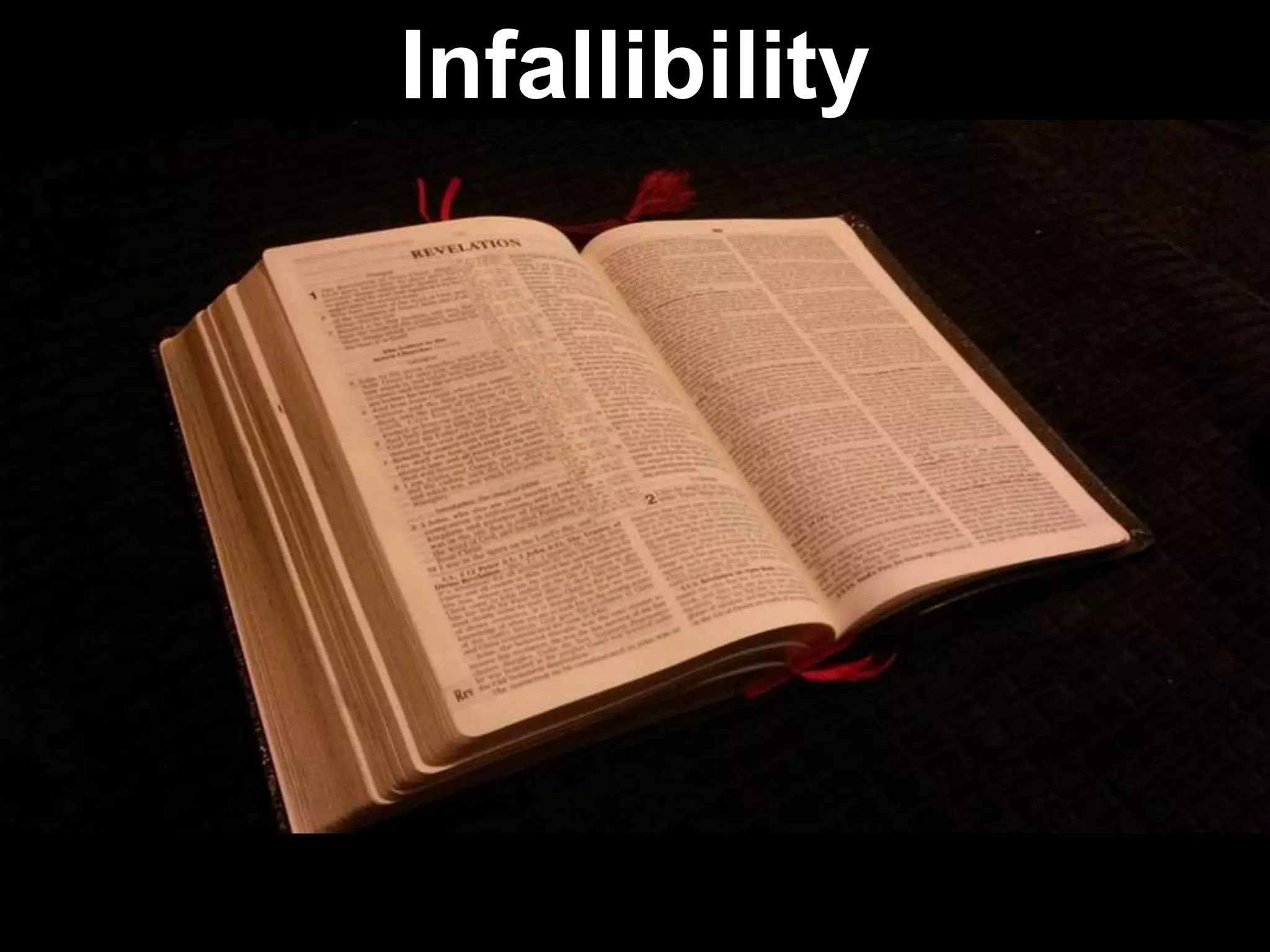Infallibility
 