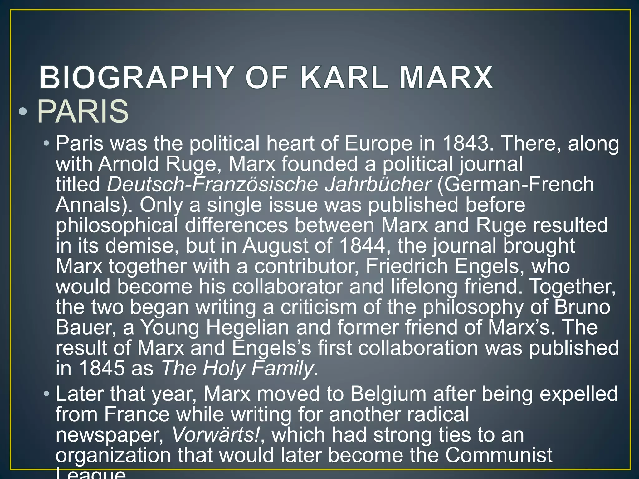 The inexorable system of karl marx report | PPTX | Economy | Business ...