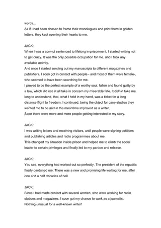 The infernal comedy script | PDF