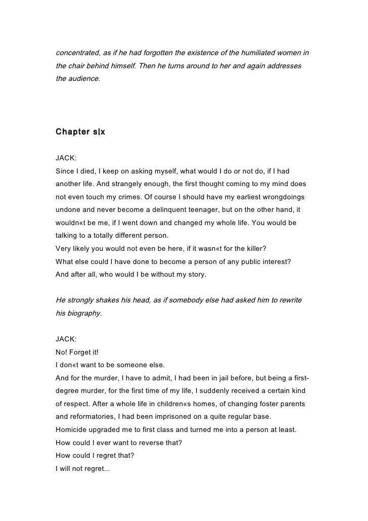 The infernal comedy script