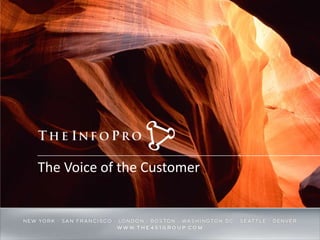 The Voice of the Customer 