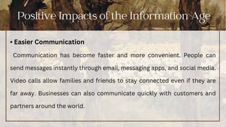 THE INFORMATION AGE GUTENBERG AGE TO SOCIAL MEDIA AGE | PDF