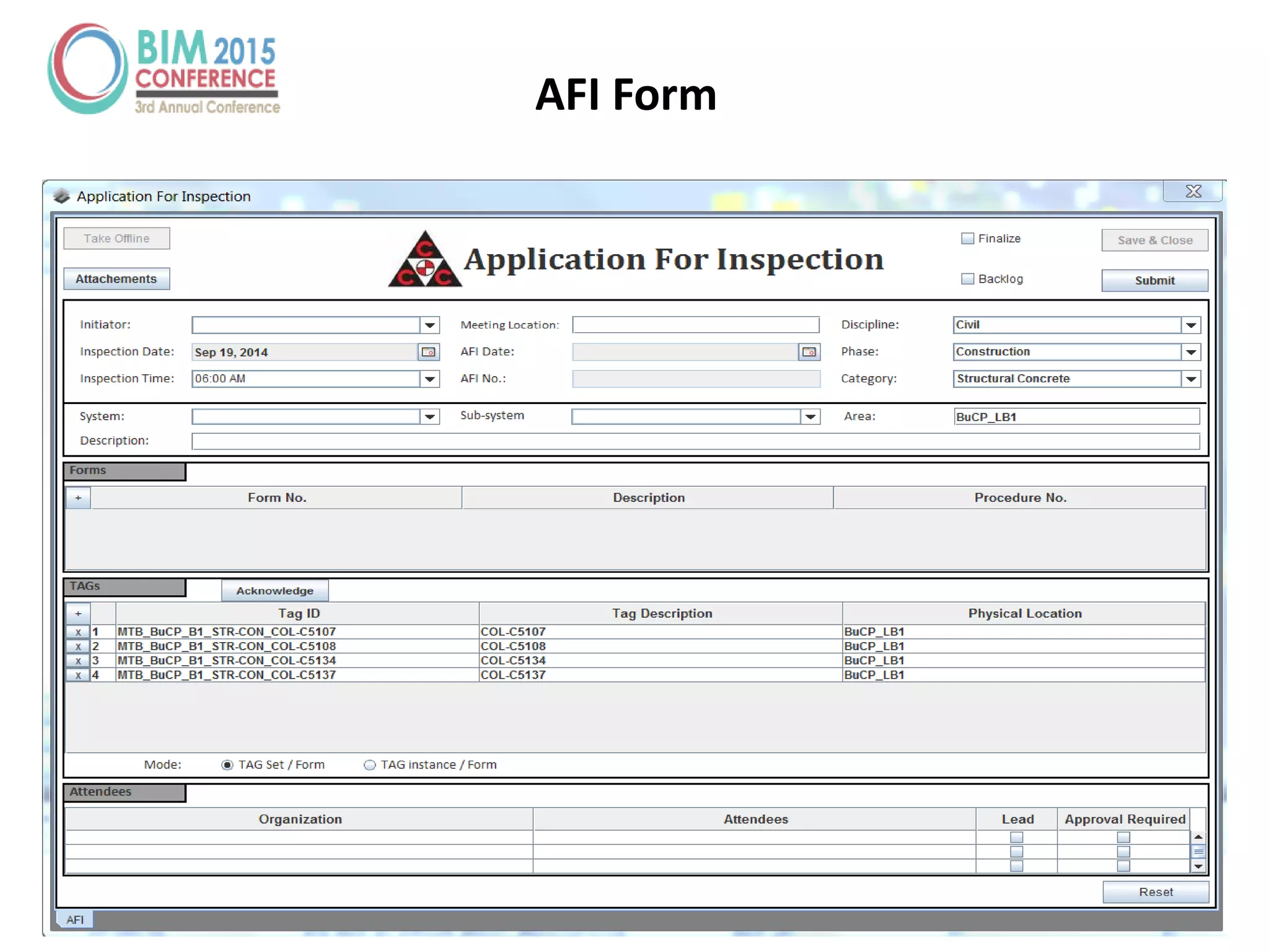 AFI Form
 