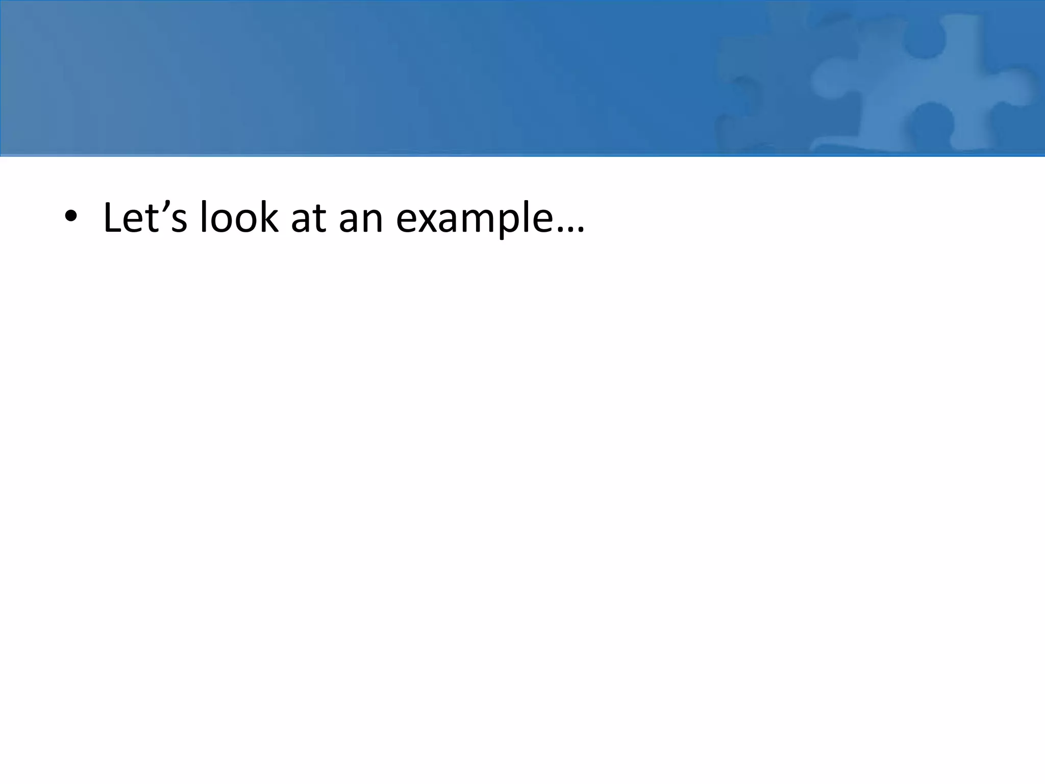 • There should be a reason WHY we are doing THIS process, not another version– Quality– Price– Speed- etc.• Different purposes will cause writer to explain steps differently• Emphasize the steps that specifically reinforce your purpose