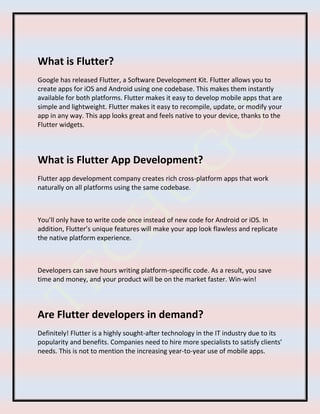 The Informative Guide to Flutter App Development Company.pdf