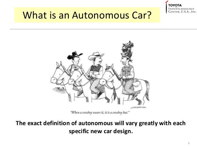 autonomously define