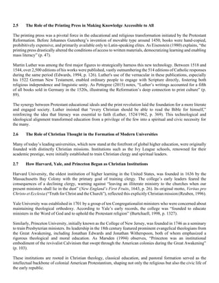 THE INFUENCE OF CHRISTIAN EDUCATION ON THE DEVELOPMENT OF GLOBAL ...