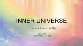 INNER UNIVERSE
Surprises From Within
Tom Millar
Translated by Anna Galt
 