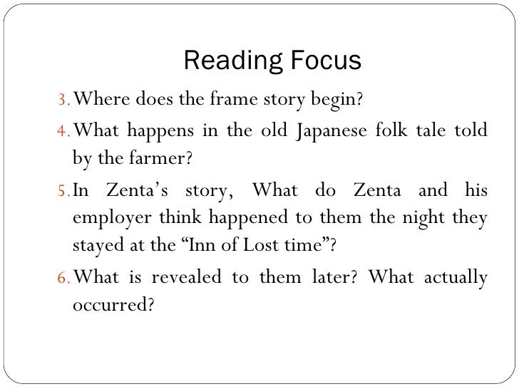 The Inn Of Lost Time